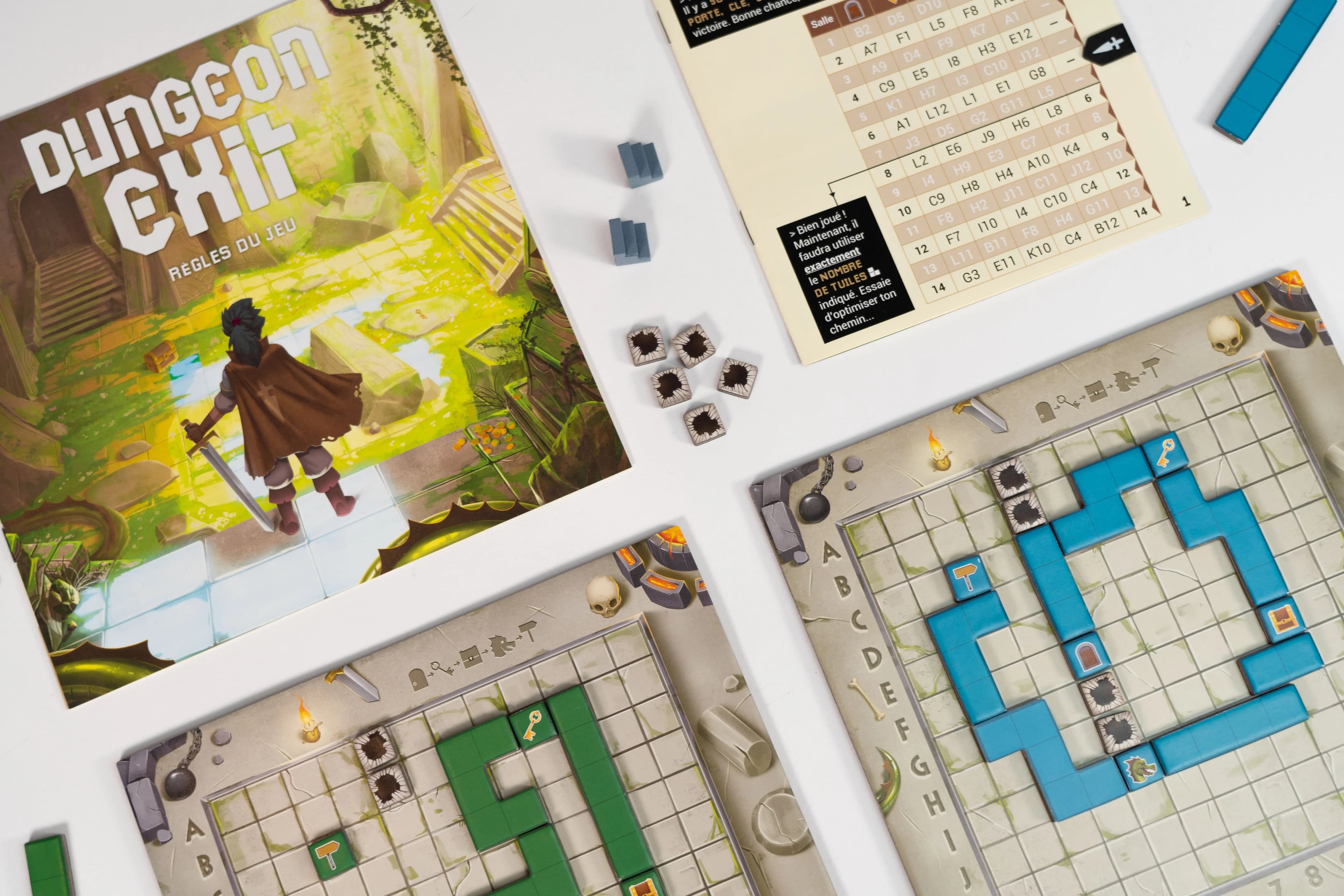 Dungeon Exit Jeu - Matériel Overview