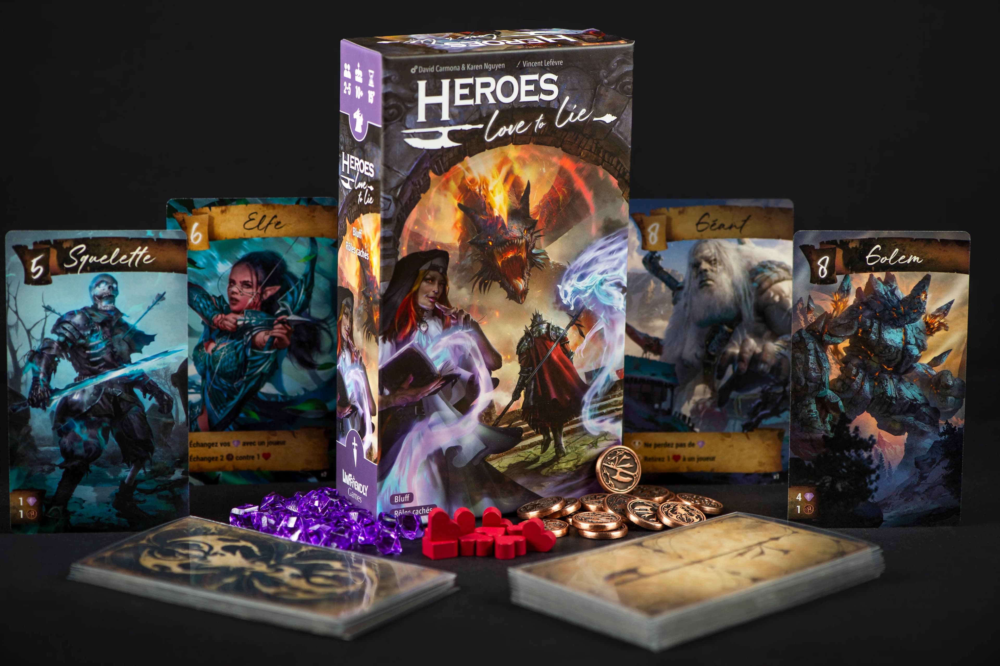 Heroes Love to Lie Game - Box Overview