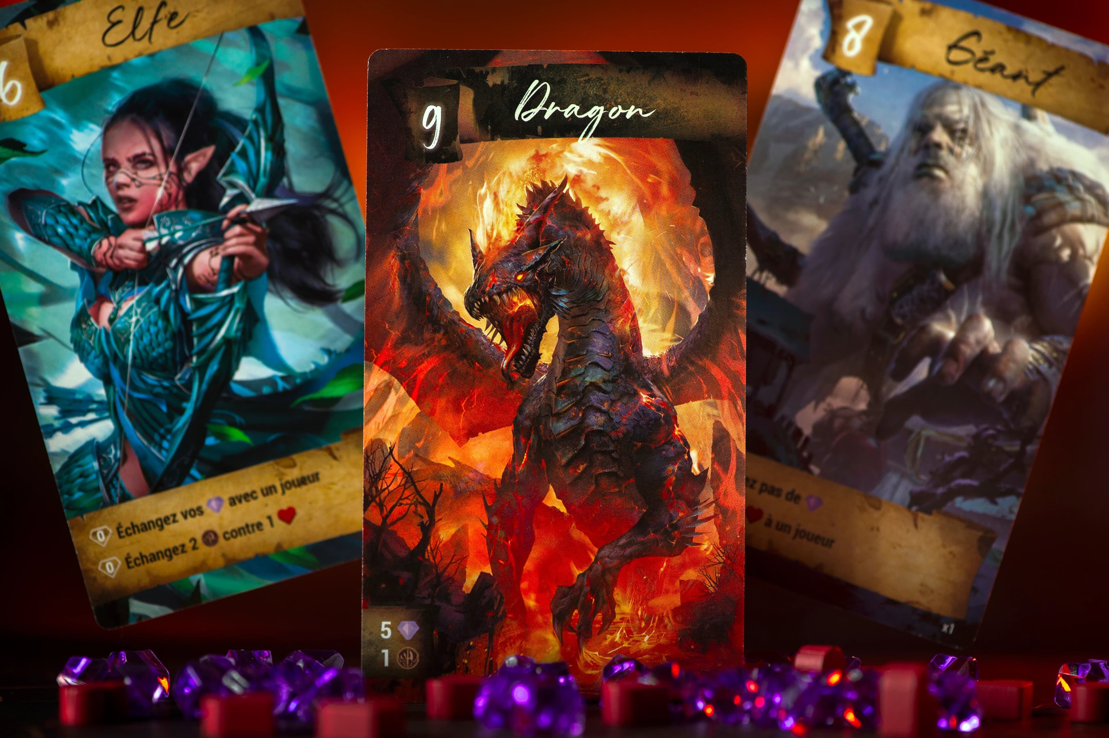 Heroes Love to Lie Game - Components Dragon Card