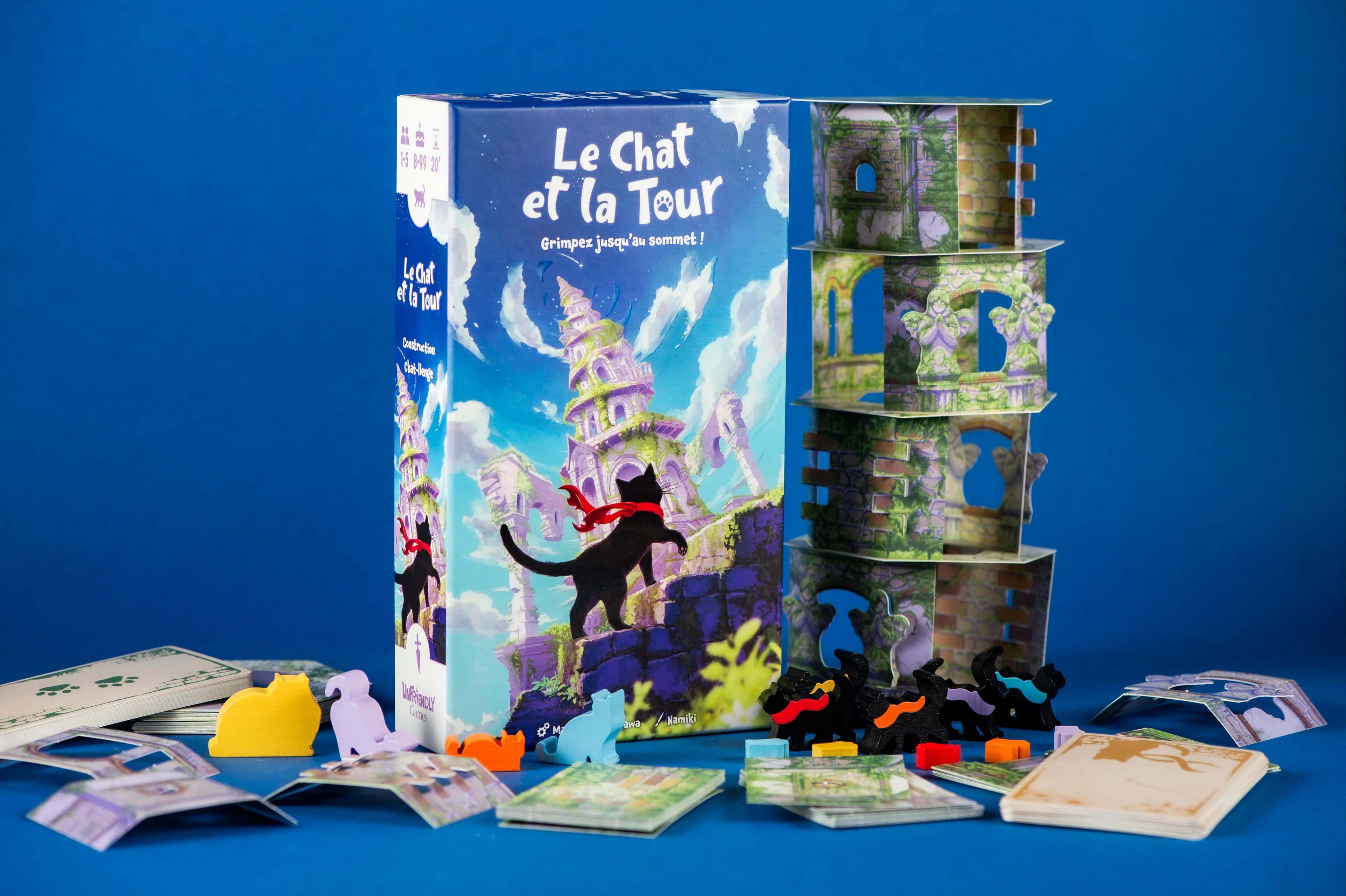 Le Chat et la Tour Jeu - Boîte Overview