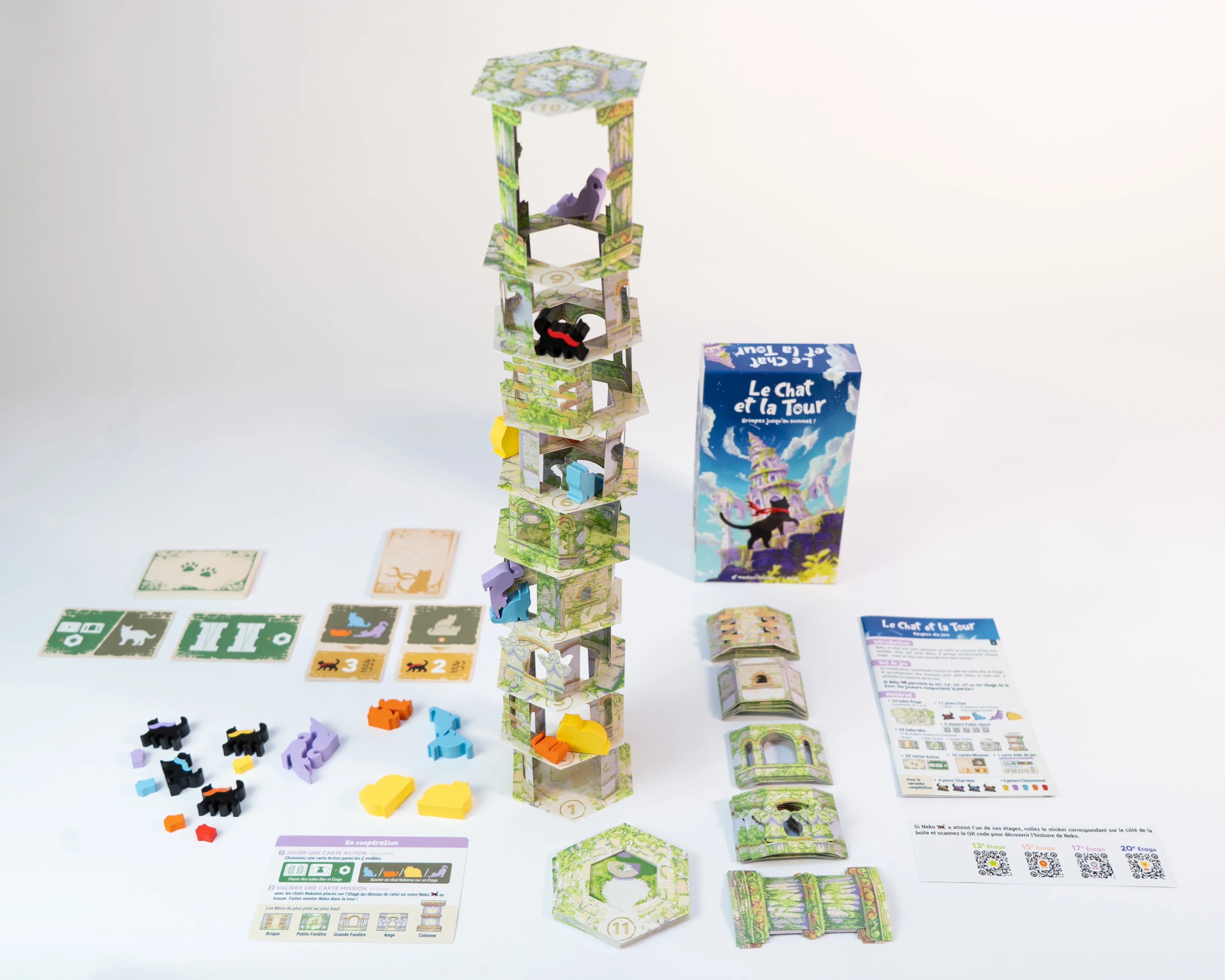 Le Chat et la Tour Jeu - Matériel