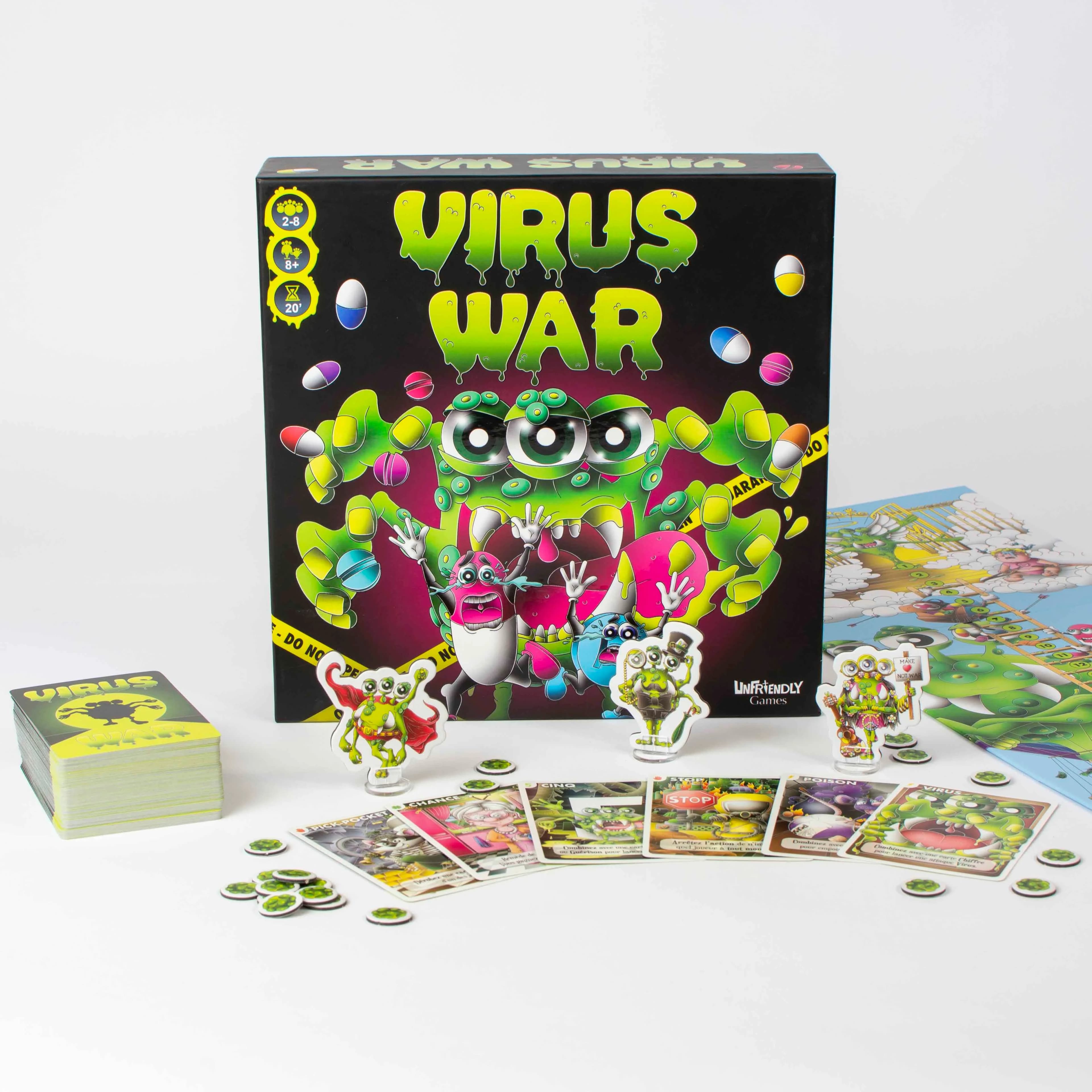 Virus War Game - Box Overview