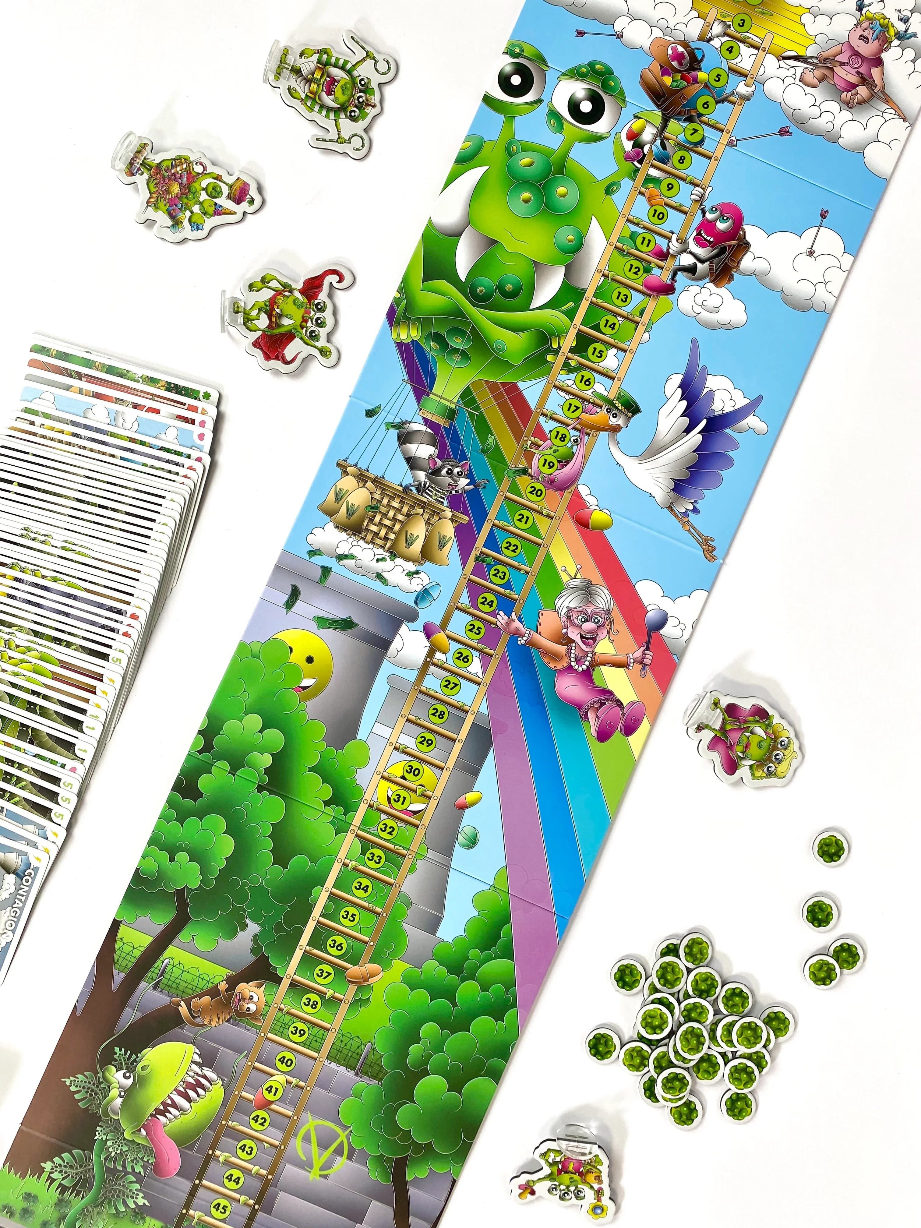 Virus War Game - Components Board