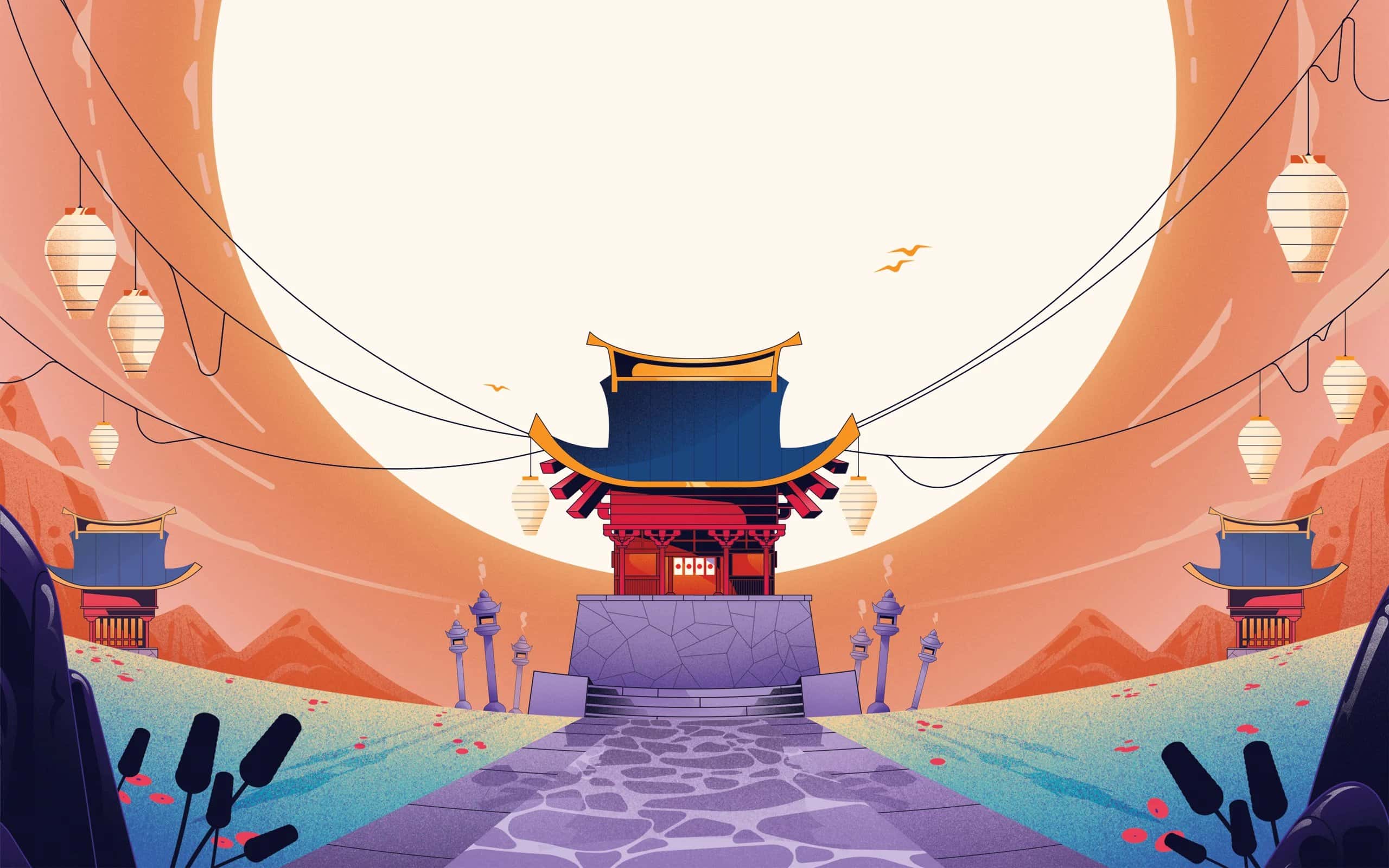 Nekojima Torii Pack Jeu Extension - Illustration Gilles Warmoes
